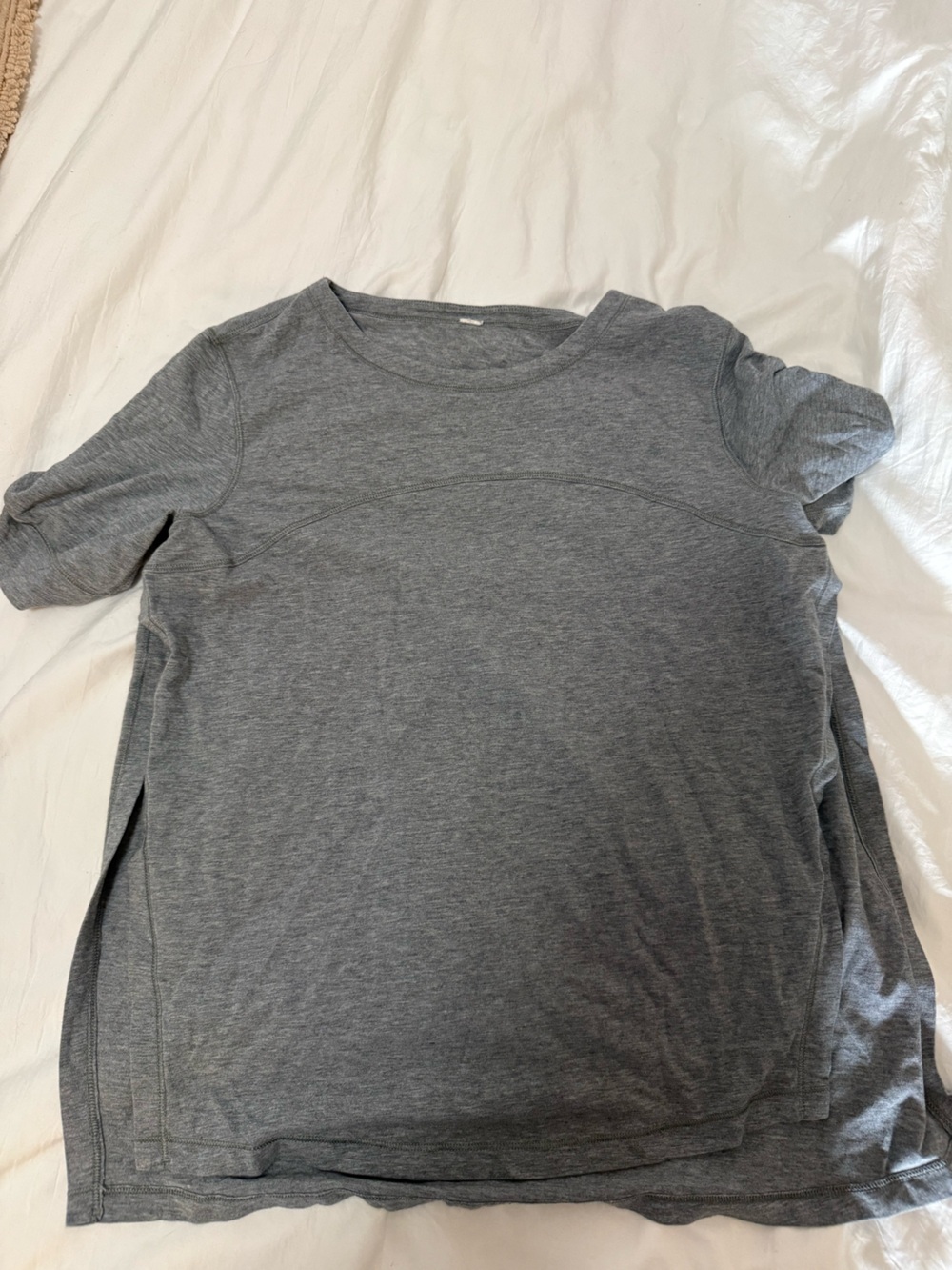 Lululemon Gray Short Sleeve Tee